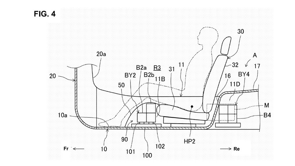 Mazda patent drawing